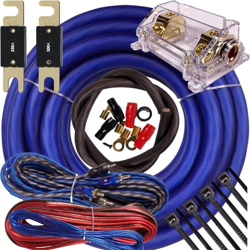 Complete Gravity Elite 0 Gauge Amp Kit Amplifier Install Wiring 0 Ga Wire