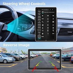 Android 15 For 2008-2013 Toyota Highlander Rotatable Stereo Radio Carplay GPS BT