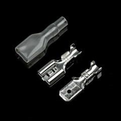 US Stock 6.3mm Female / Male Spade Quick Splice Crimp Terminals Connector Kit