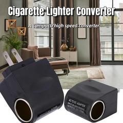 110V-240V AC Plug To 12V DC Car Cigarette Lighter Converter Socket Adapter Lot