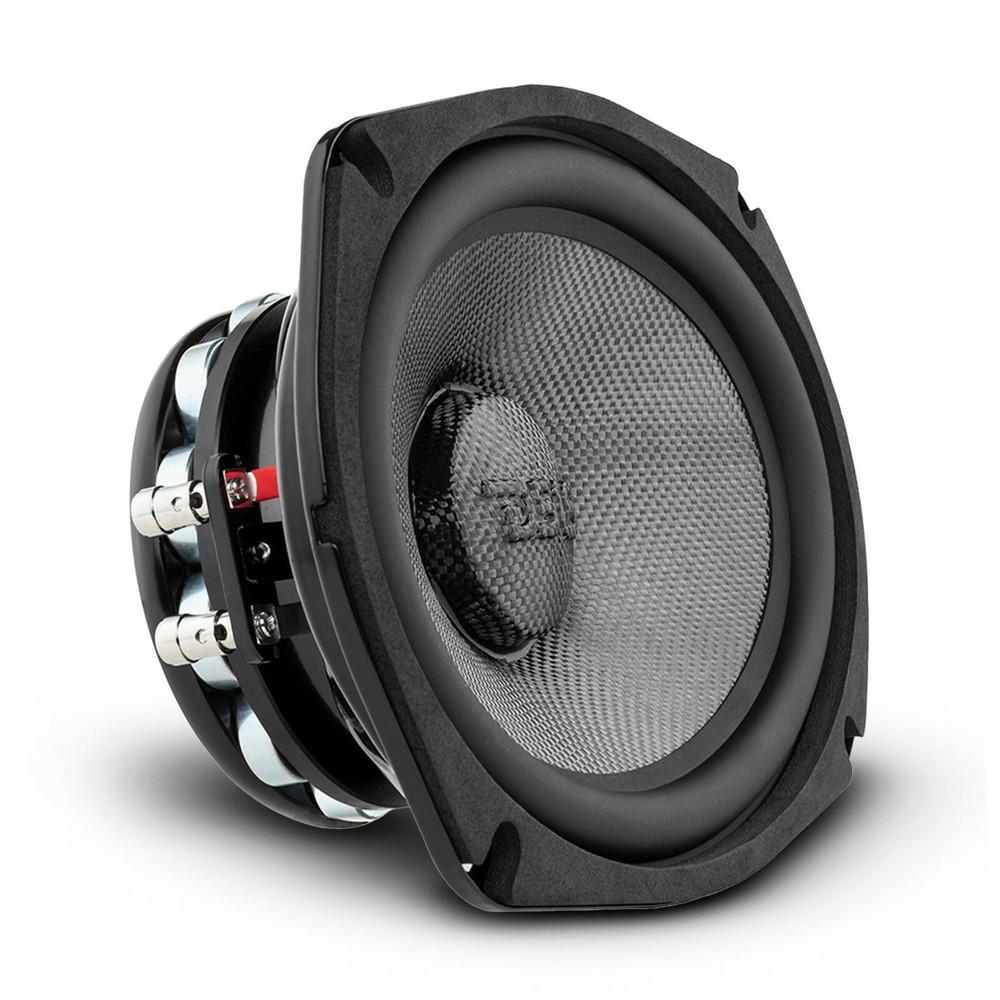 DS18 PRO-CF69.4NR 6.9″ Mid-Bass Speaker Water Resistant Carbon Fiber Cone 600 W
