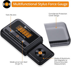 0.005G/100G Professional Turntable Stylus Force Gauge Scale with Touch Screen…