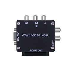 Game Video Transcoder YPBPR to Vga Rgbs SCART/VGA Support Signal Inputs