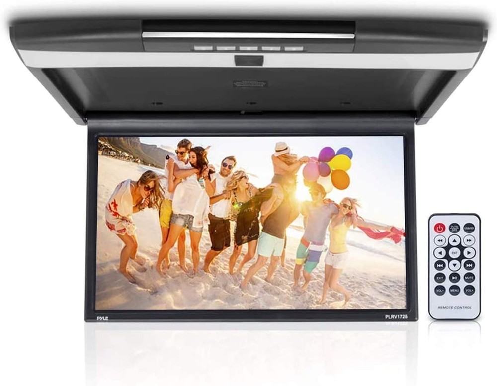 Pyle Car Overhead Monitor Screen Display – 17.3″ LCD w/ 1080p Support