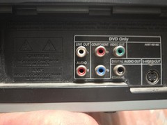 Go Video DVR5100 Sonic Blue DVD VCR Combo Player and VHS ~ Yes A Remote Control