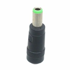 x3 Copper DC Power Connector 5.5mmx2.1mm Female to 6.3mmx3.0mm Male Adapter (B)