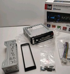 NEW Open Box ~Dual Electronics XDC100BT Single DIN Car Stereo CD Player Receiver