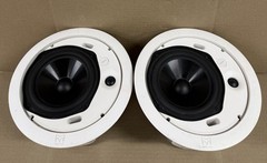 X2 Martin Audio C6.8T Passive Ceiling Mount Speaker 6” 2-Way 300W White Round