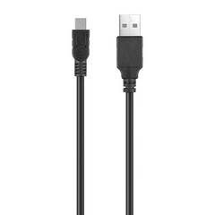 4ft USB 2.0 High Speed MALE Type A to Mini B 5 PIN Male Printer Camera Cable