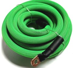 Braided Snakeskin Sleeving Copper Stranded Power Wire Multi Length/Color LOT