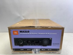 JBL MA310 5.2-channel 4K A/V Receiver Black 50W 5.2ch Bluetooth HDR 4K Ultra HD