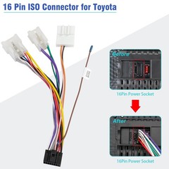 Radio Wiring Harness Toyota ISO 16 Pin 16Pin Car Stereo Android Head Unit