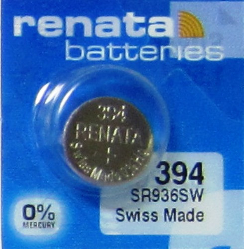394 Renata Mercury Free Silver Oxide Watch Battery x 10