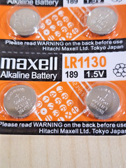 10 MAXELL LR1130 AG10 189 L1131 389 V10GA 1.5 V BATTERY EXPIRE 12/2028