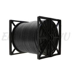 RG6 Coaxial Bulk Cable 500ft 1000ft Dual Quad Shielded 18AWG Black White Coax TV