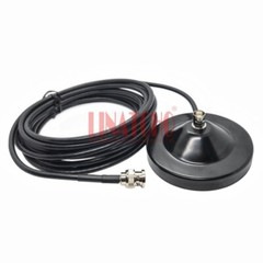 BNC Female Jack Socket Antenna Magnetic Base 90MM Diameter RG58U Cable BNC male