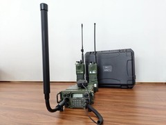 IN US FCS PRC 117G Military Tactical Surplus Vehicle Radio with Handmic KDU Set