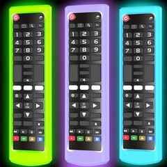 Anti-Slip Silicone LG Remote Control Cover Glow In Dark TV Remote Luminous Case