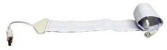 Length 50cm White Thinnest 0.9mm Extension Flat Power Cord Cable Koumeican
