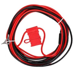 HKN4137A ABS Metal Power Cord with Buckle for MOTOROLA Mobile Radio Black Red