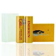 2-Pack IMRN 21mm x70mm Cylindrical Rechargeable Battery 3750mAh CDR 25A /MCD 40A