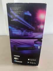 Philips Hue Play HDMI Sync Box w/ Replacement Adapter 555227 4K Ultra HD Black