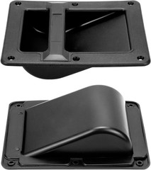 4 Pack Recessed Plastic Speaker Cabinet Handles 6.38×8.5×2 Inch Black For Cases!