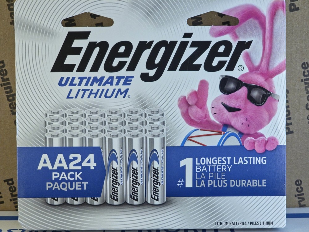 Energizer Ultimate Lithium AA Batteries – 24 Count – Expires: 12/2050