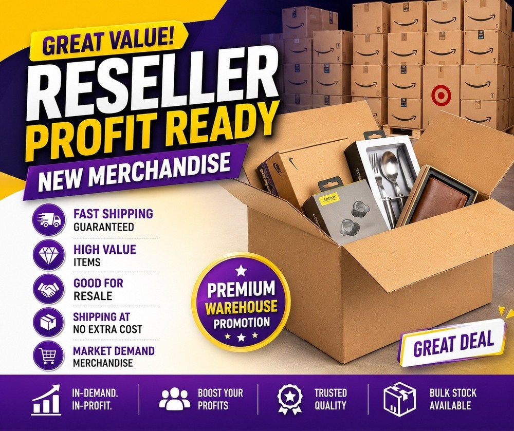 Premium American Reseller Box – New Mixed Retail Liquidation Pack