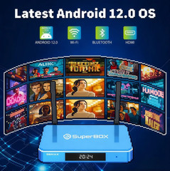 2026 SuperBox S6 Ultra / S6 Max / S6 Pro 4K TV Box | Android 12.0 | Dual Wi-Fi |