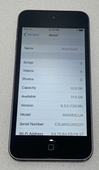 Apple iPod Touch 5th Generation Space Gray (16GB)