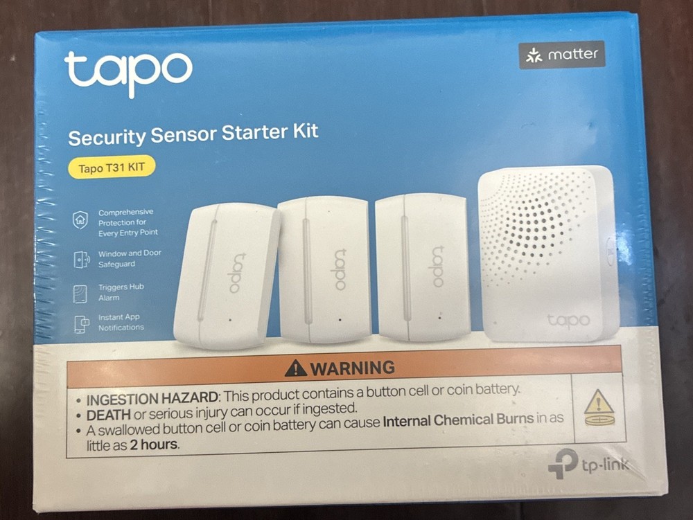 Tp-Link Tapo T31 Security Sensor Starter Kit – White (Tapo T31 Kit)