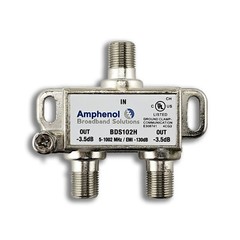 2 Way Extreme/Amphenol 1Ghz High Performance Coaxial Cable Splitter BDS102H 3