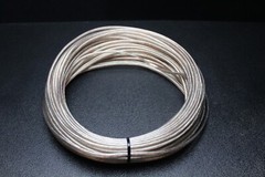 8 10 12 14 16 18 20 22 24 GAUGE CLEAR SPEAKER WIRE AWG CABLE POWER GROUND LOT