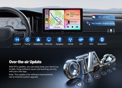 10.1″ IPS Android 13 In Dash Bluetooth 2DIN Car Stereo Radio WiFi GPS Navigation