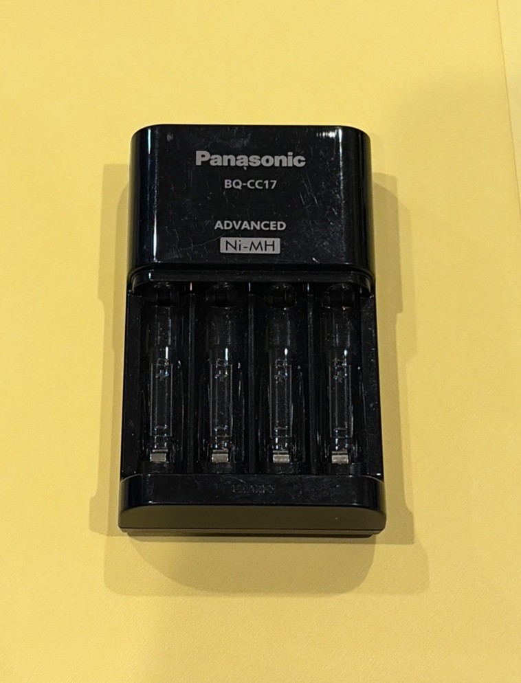 Panasonic BQ-CC17 Smart Battery Charger AA AAA Ni-MH – 4 Slot Fast Charger