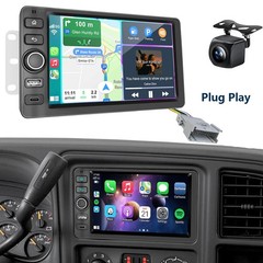 Android 15 Apple Carplay Car Stereo Radio Navi For Chevy Silverado 2003-2007