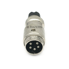 NEW Workman C5P4C 5-Pin Microphone to 4-Pin Adapter For Cobra CB Radio