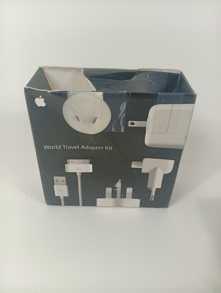 Apple Block & World Travel Charger Adapter Kit US European China Plug No Cables