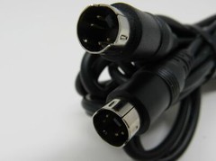 Standard S Video 4 Pin Cable 9.5 ft Male