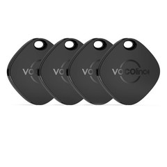 VOCOlinc (4 Pack) IOS Bluetooth Finder/tracker – Black – New