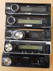 ORIGINAL KENWOOD/JVC POWER/VOLUME CAR STEREO SET OF 2 KNOB, NEW