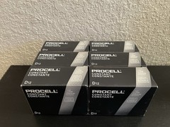 72 Duracell Procell D Constant Alkaline Batteries (6 Cartons of 12 each) Exp2033