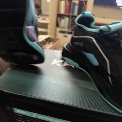 KAT VR Shoes Black Blue Mens Size 10 NEW WITH BOX VIRTUAL REALITY FOR TREADMILL