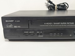 Sharp VC-A560U 4-Head VHS Player – Single | 4-Head Mono VHS As Is For Repair