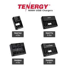 Tenergy NiMH AA and AAA Charger (USB Input)