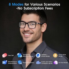 Hands-Free Calling Bluetooth Smart Glasses Waterproof