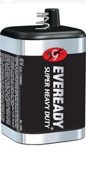 EVEREADY 6V Battery, Super Heavy Duty 6 Volt Battery, 1 Count