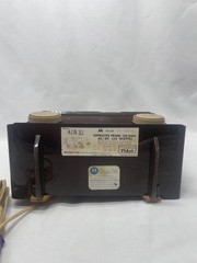 Vintage Brown “Retro Jetson’s” 1959 Motorola Model A1N-32 AM Radio-MCM Decor
