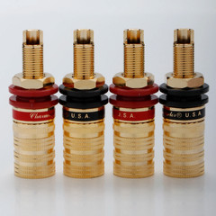 4pcs CMC 838 Pure Copper Conductor Long Short Binding Post HIFI Speaker Terminal